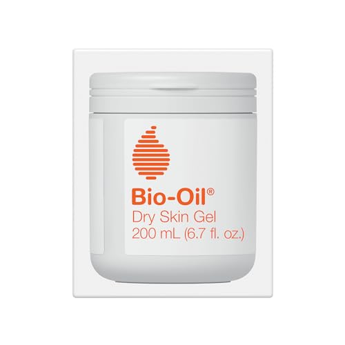 Bio-Oil Dry Skin Gel, Face and Body Moisturizer, Fast Absorbing Hydration, with Soothing Emollients and Vitamin B3, Non-Comedogenic, 6.7 Oz